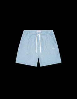 Stan Stripe Seersucker Badeshorts, Allure, XXL