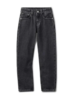 Straight Jeans, Optic Washed Black, 152 cm