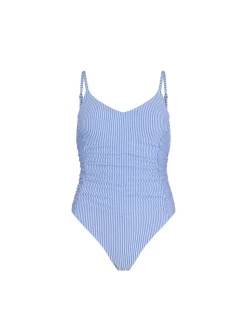 Striba Gathered Bea Badedragt, Provence Blue, L