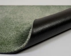 Stripe Horisontal Gulvtæppe, Grøn/Støvet/Mørk Grøn, 90x200 cm