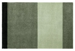 Stripe Horisontal Gulvtæppe, Grøn/Støvet/Mørk Grøn, 60x90 cm