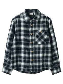 Sunda Skjorte, Navy Blazer, 146-152 cm