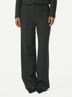 Sury Herringbone Bukser, Antracit, 36