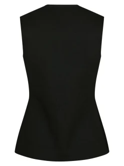 Sway Smooth Knit Vest, Black, 38