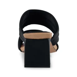 Sylvi Højhælede Sandaler, Black Satin, 37