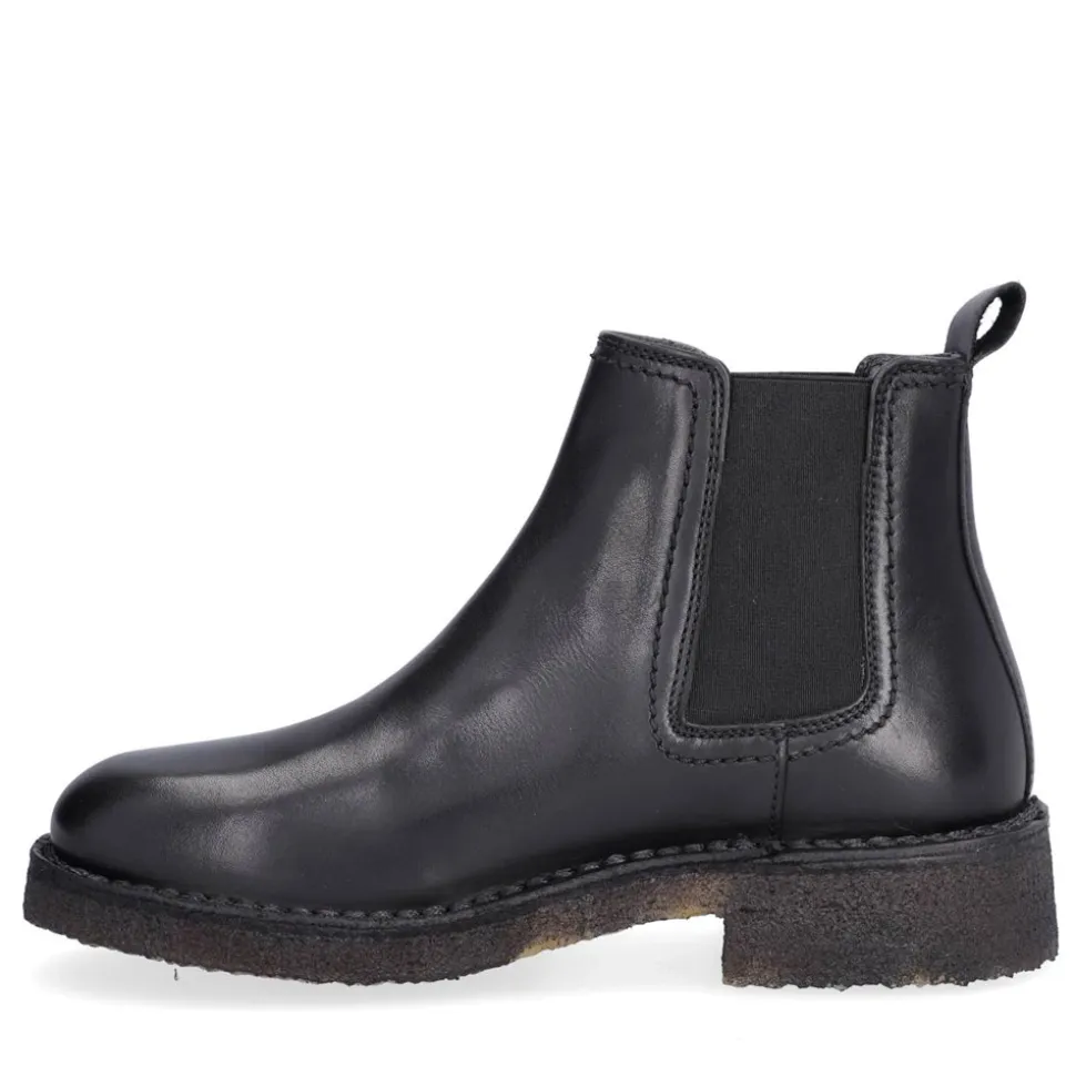 T6951 Støvler, Black Calf/Black Sole, 38