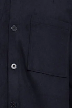 Tam Overskjorte, Insignia Blue Melange, L