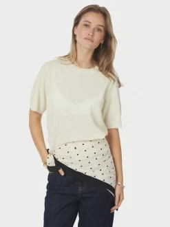 Tamma Big Dot Tørklæde, Off White