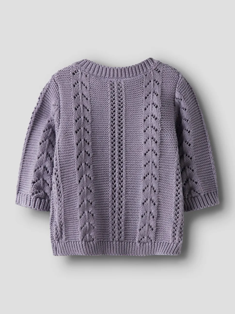 Tandra Knit Cardigan, Lavender Gray, 86 cm