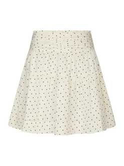 Tarrow Dot Nederdel, Creme, 36