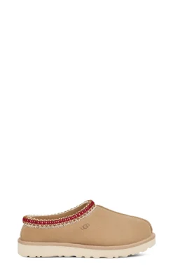 Tasman Driftwood Slippers, Sand/Dark Cherry, 41