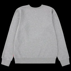 Teenager Mini Logo Crewneck Sweatshirt, Grey Heather, 10 år