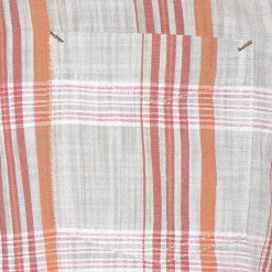 Teis Check Slub Skjorte, Sun Baked, XXL