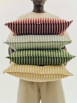 Terrazza Bold Strip Pude, Terracotta, 50x50 cm