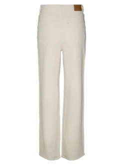 Tessa Højtaljede Jeans, Ecru, W31/L34