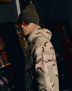 The ‘Big Time Camo Hoodie’, Camoflage, XXL