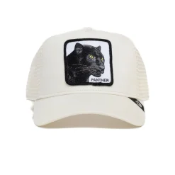 The Panther Cap, White, One size