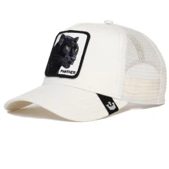 The Panther Cap, White, One size