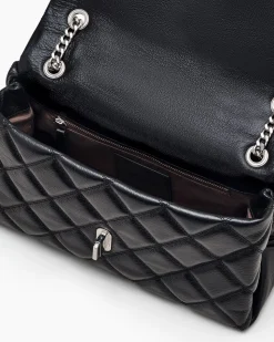 The Quilted Dual Convertible Skuldertaske, Black