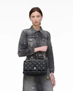 The Quilted Dual Convertible Skuldertaske, Black