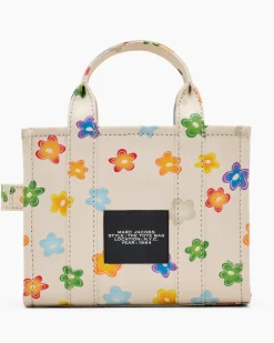 The Small Tote Bag, White Multi