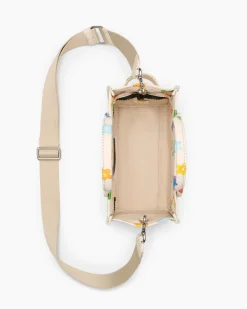 The Small Tote Bag, White Multi