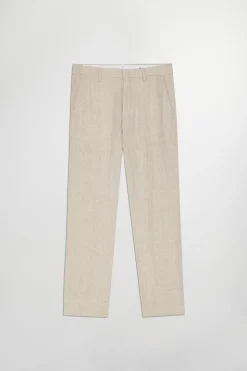 Theo Linen Bukser, Oat, W31/L32