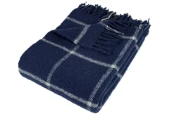 Thor Uldplaid, Royal Blue, 130x200 cm