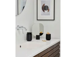 Time Bordspejl, Black, 20x26,5 cm