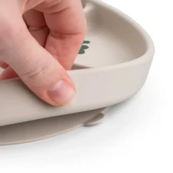 Tiny Farm Stick&Stay Inddelt Tallerken, Sand