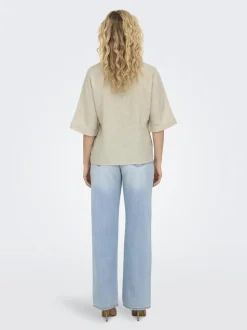 Tokyo Life Skjorte, Moonbeam, L