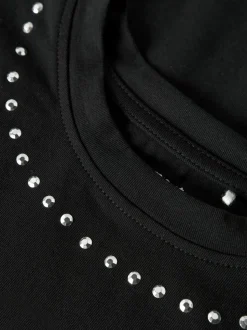 Tolia Slim Bluse, Black, 146-152 cm