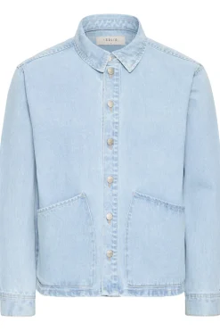 Travis Overshirt, Light Blue Denim, XXL