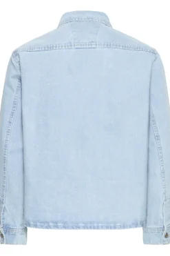 Travis Overshirt, Light Blue Denim, XXL