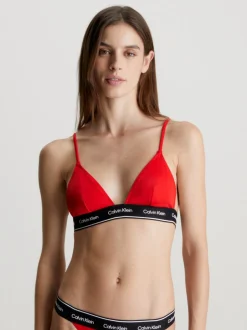 Triangle Bikinitop, Cajun Red, L
