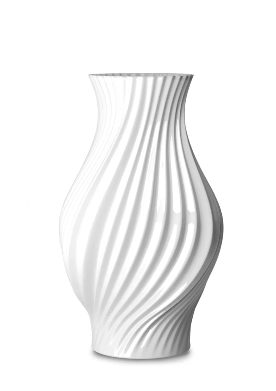 Twist Vase, White
