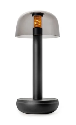 Two Bordlampe, Black Smoked