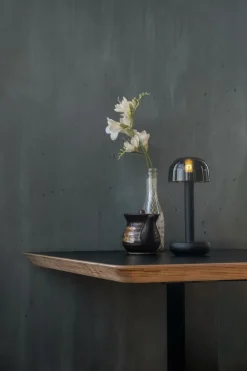 Two Bordlampe, Black Smoked