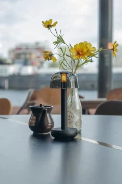 Two Bordlampe, Black Smoked