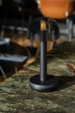 Two Bordlampe, Black Smoked