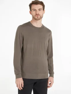 Uld Striktrøje, Pale Bark, S