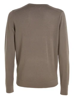 Uld Striktrøje, Pale Bark, S