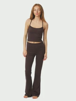 Ulianna Leggings Bukser, Chocolate Brown, 36