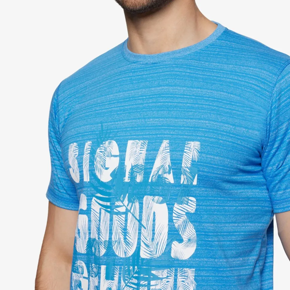 Ulric Shadowstripe W. Print + T-shirt, Blue Slip Stream, L