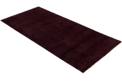 Unicolor Gulvtæppe, Bordeaux, 90x200 cm