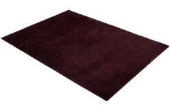 Unicolor Gulvtæppe, Bordeaux, 90x130 cm