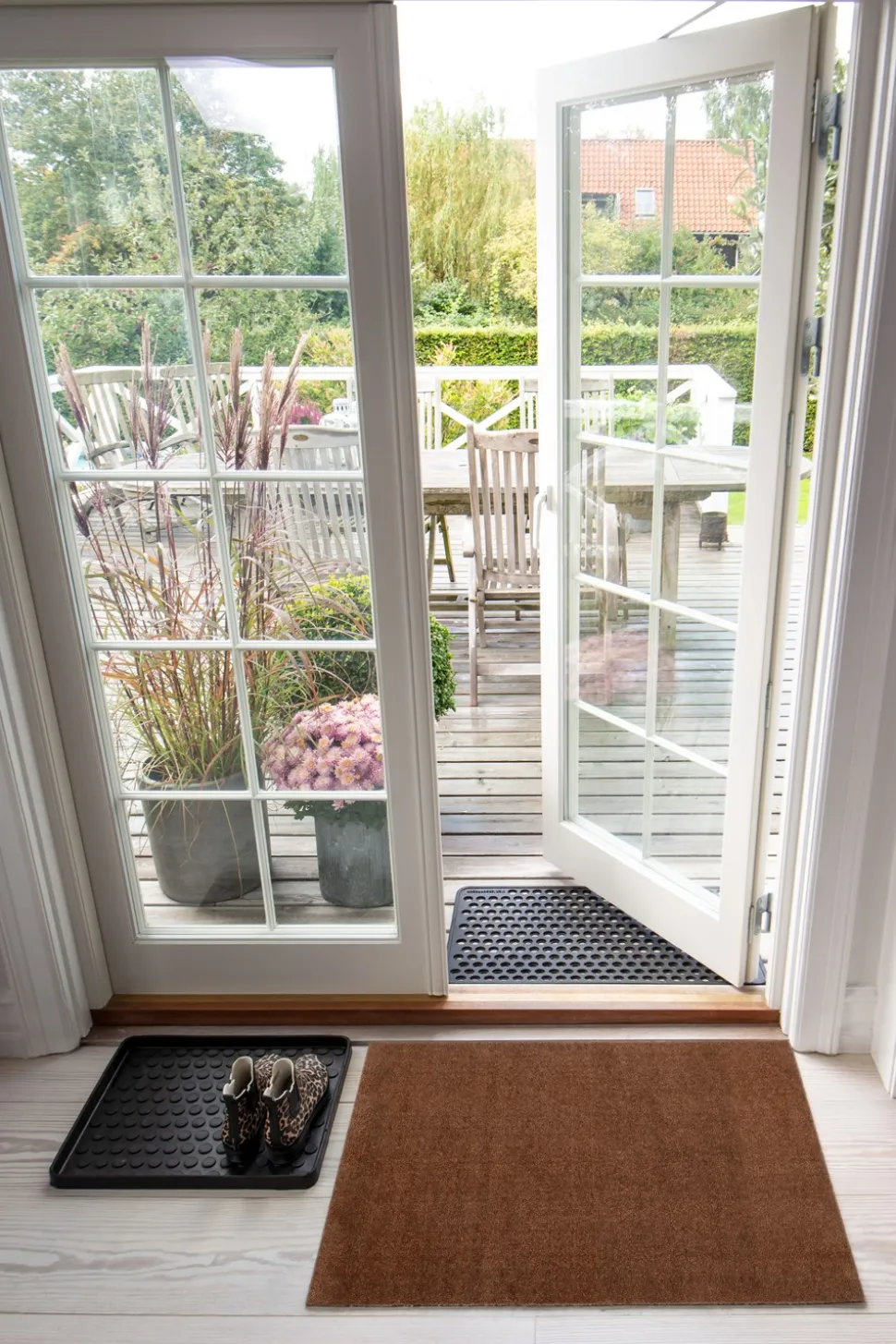 Unicolor Gulvtæppe, Cognac, 60x90 cm