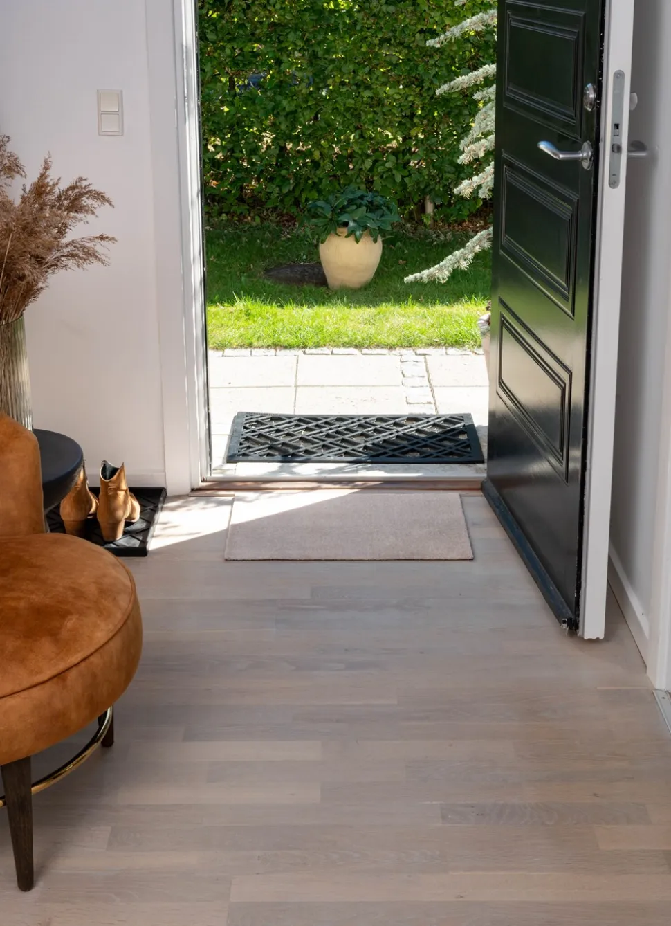 Unicolor Gulvtæppe, Ivory, 40x60 cm