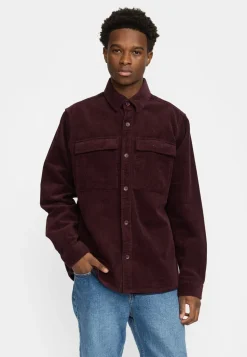 Utility Overshirt, Burgundy, M