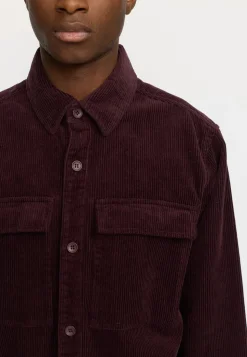Utility Overshirt, Burgundy, M